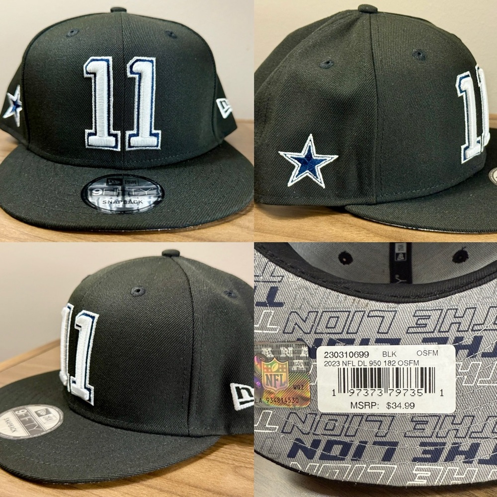 NWT RARE New Era 9Fifty Dallas Cowboys #11 The Lion SnapBack Cap w/$34.99 tags